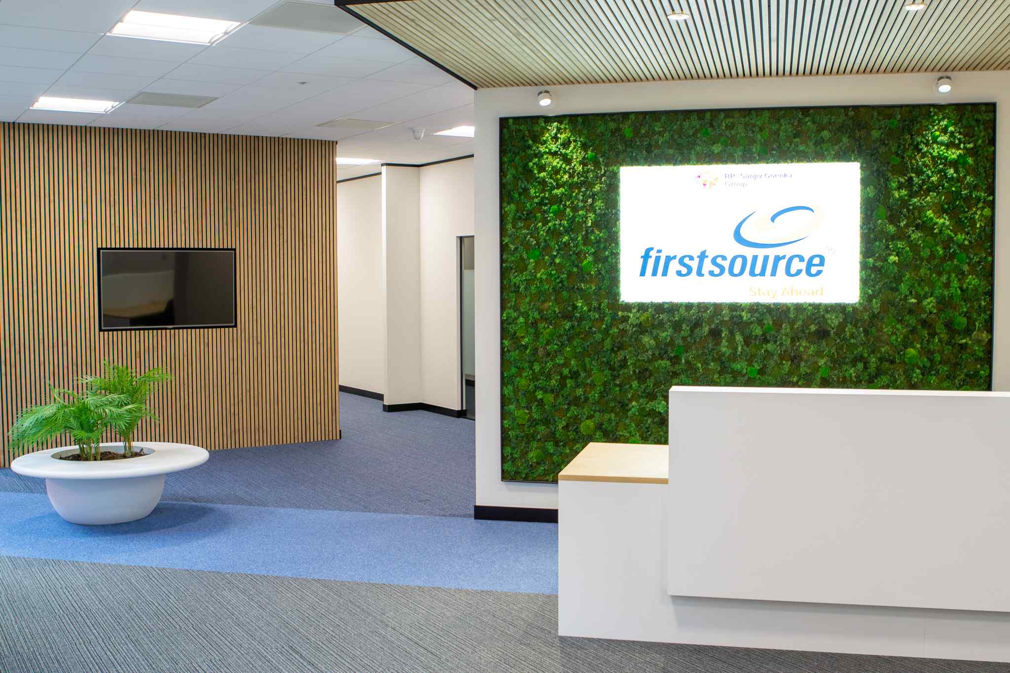 Our completed office fit out supporting Firstsource in Centre Square Middlesbrough